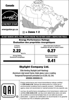 NAFS Canada windows and doors product conformance