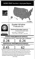 NFRC US windows and doors product conformance 